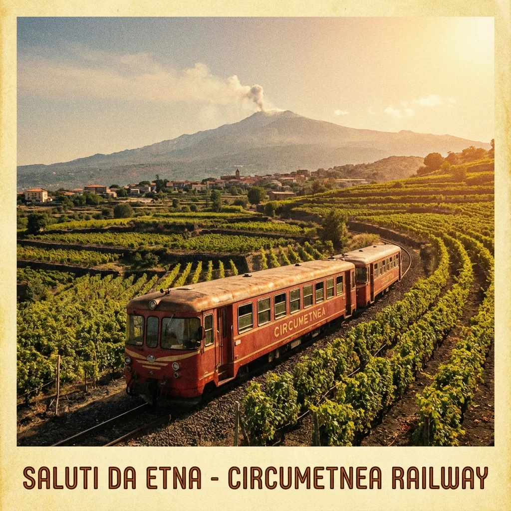 The Etna Wine Train: A Vintage Journey Among the Vineyards